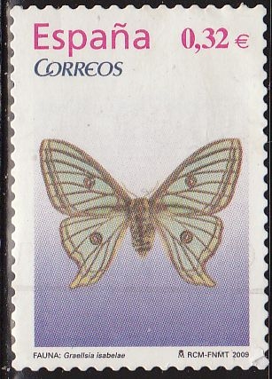España 2009 4464 Sello º Flora y Fauna Mariposa Papillon Timbre Espagne Spain Spagna 